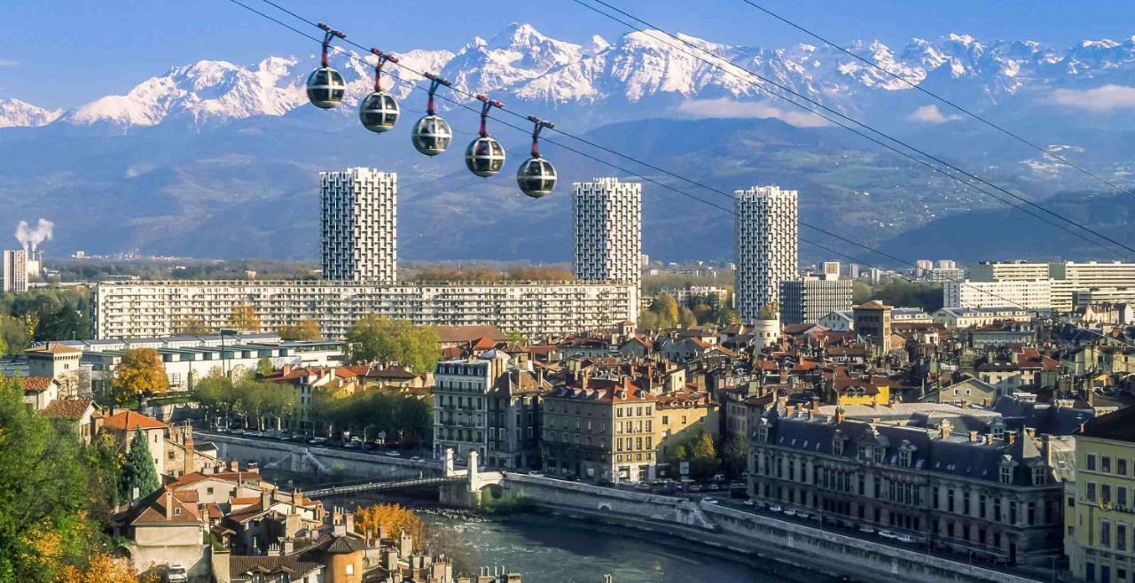 Апартаменты Logement Entier Grenoble Avec Vue Sur La Bastille Экстерьер фото